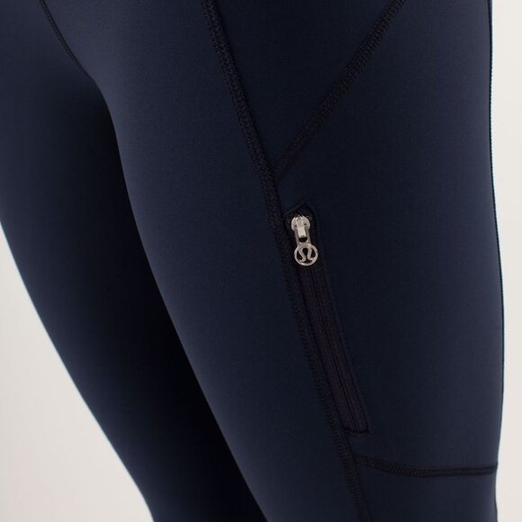 Lululemon Run: Ice Queen 7/8 Tight Navy - Picture 5 of 14